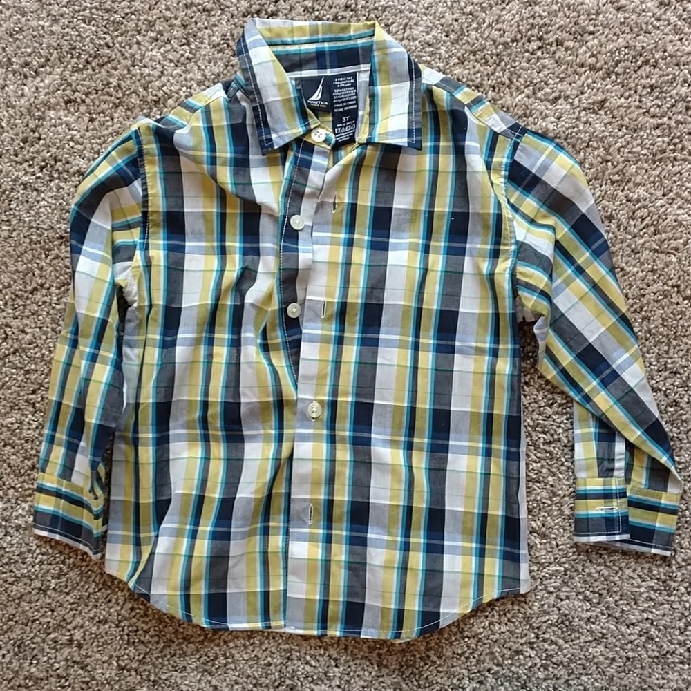 Nautica boys 3T button up shirt